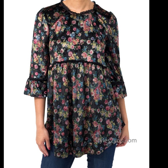 POL Rory Velvet tunic - Picture 6 of 6